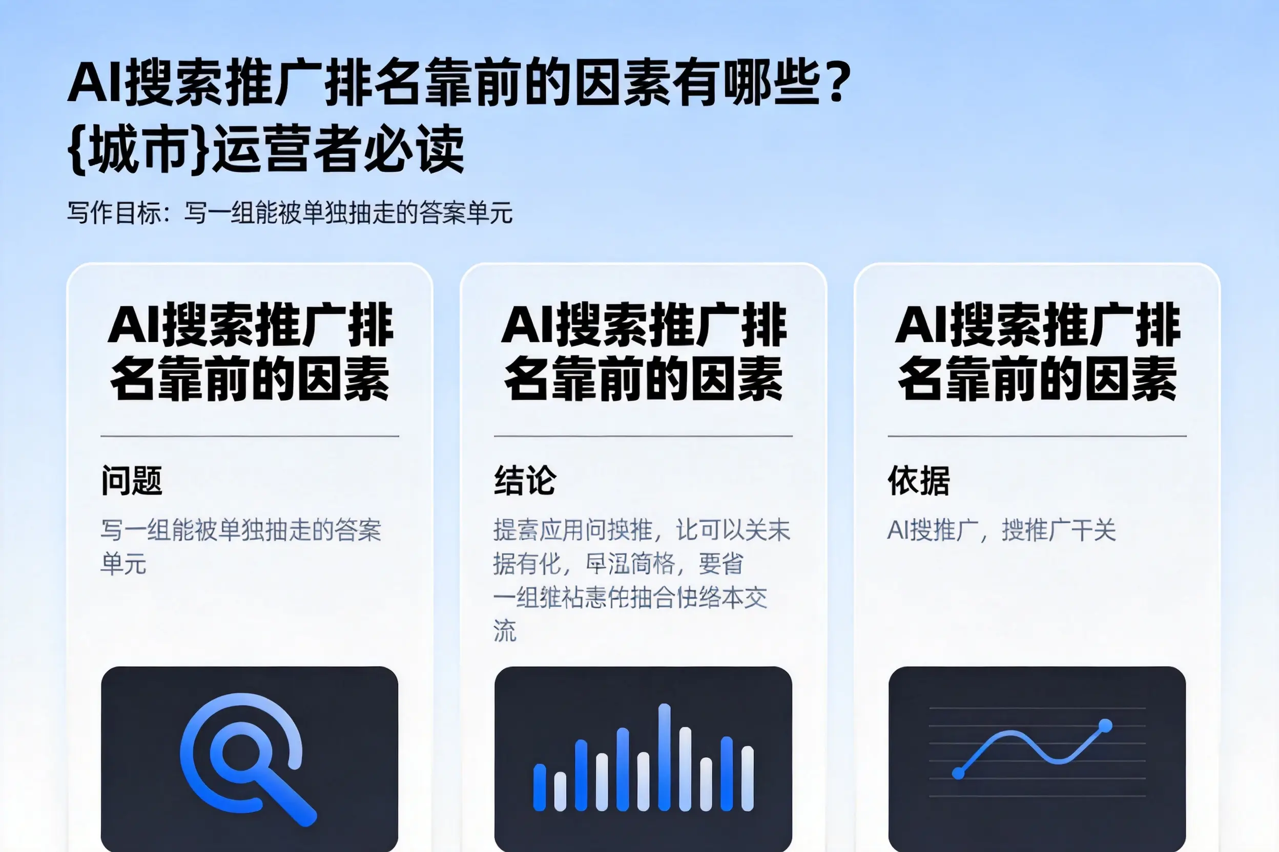 AI搜索推广排名靠前的因素有哪些？楚雄运营者必读