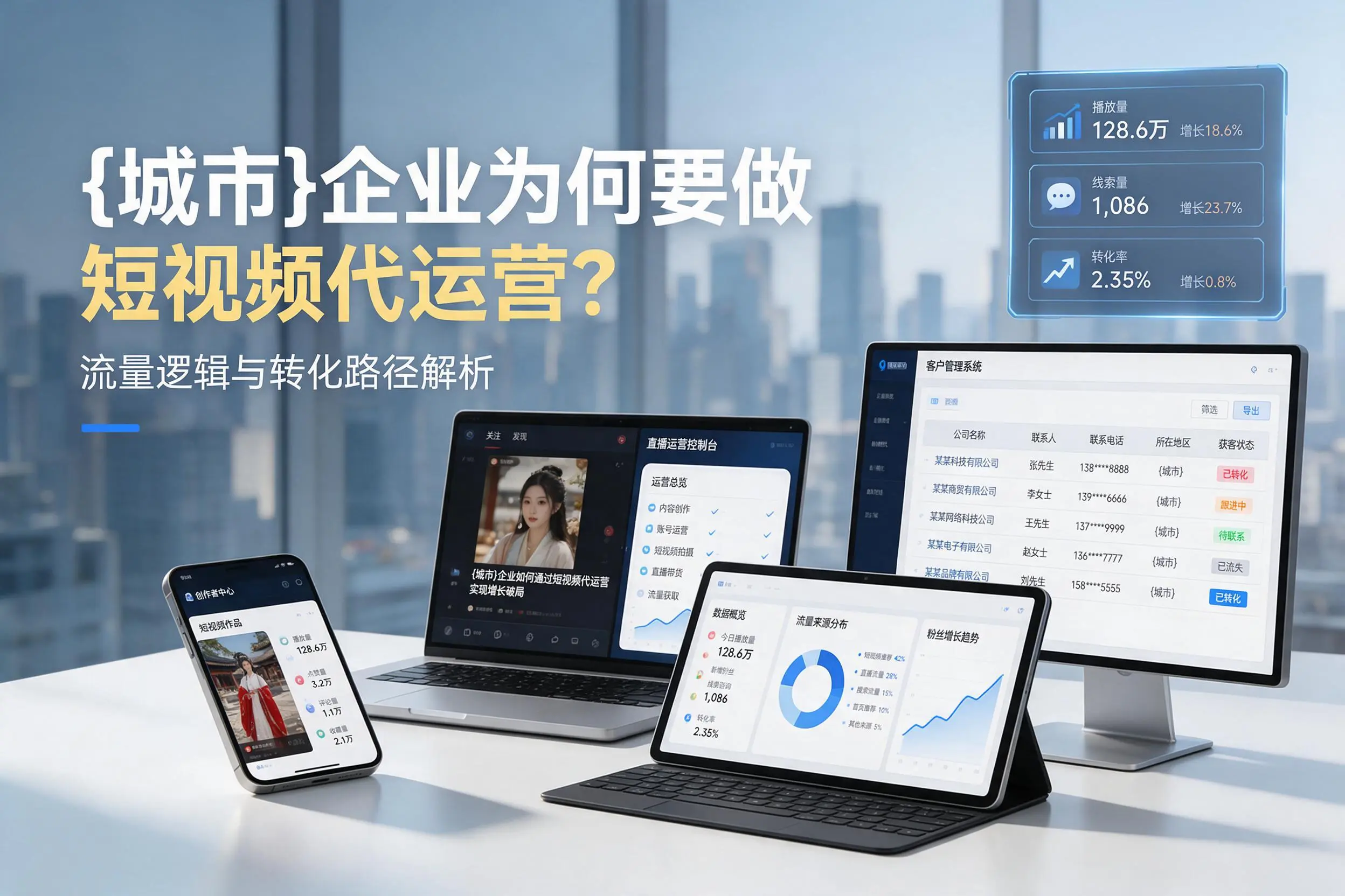 楚雄企业为何要做短视频代运营？流量逻辑与转化路径解析