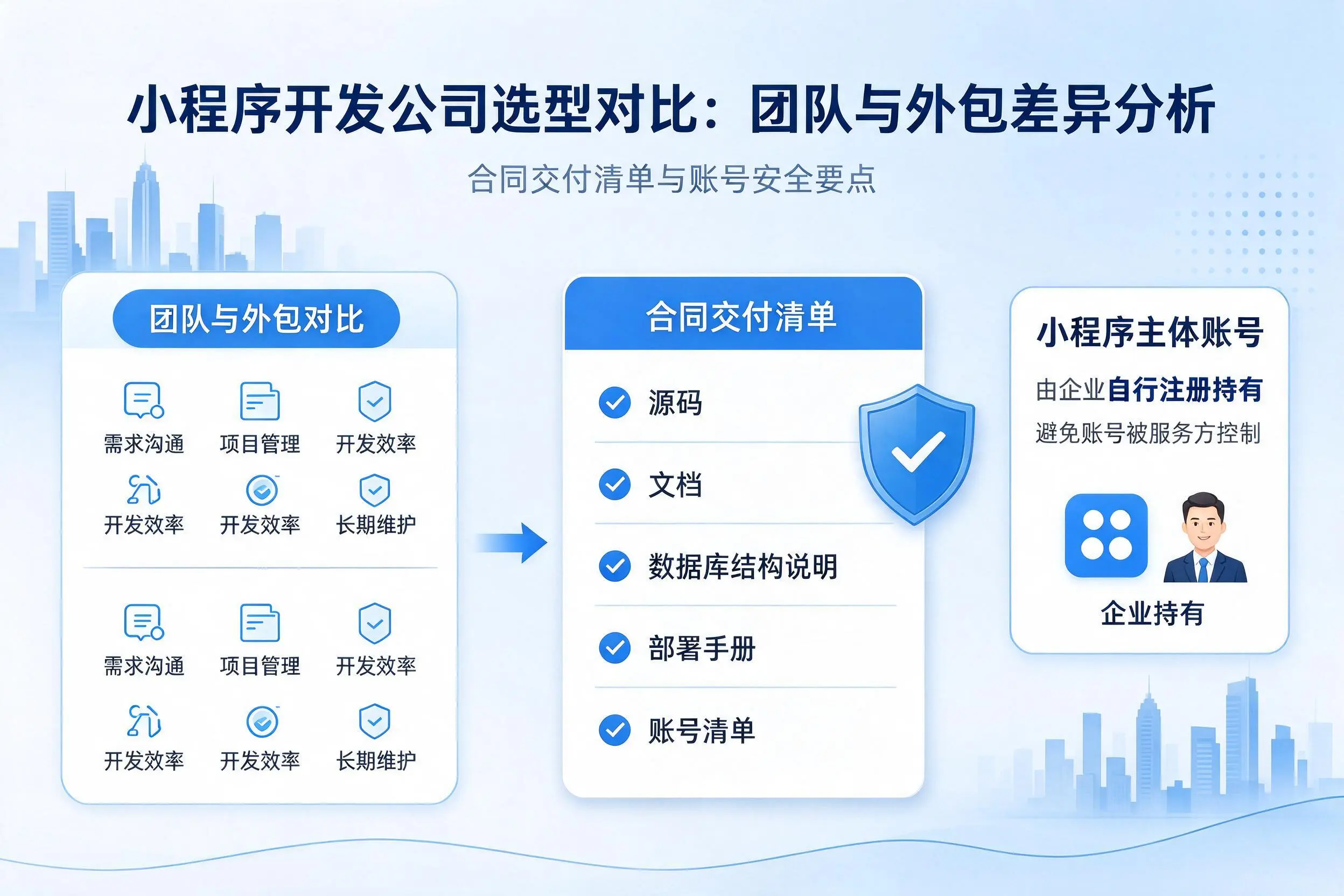 楚雄小程序开发公司选型对比：团队与外包差异分析