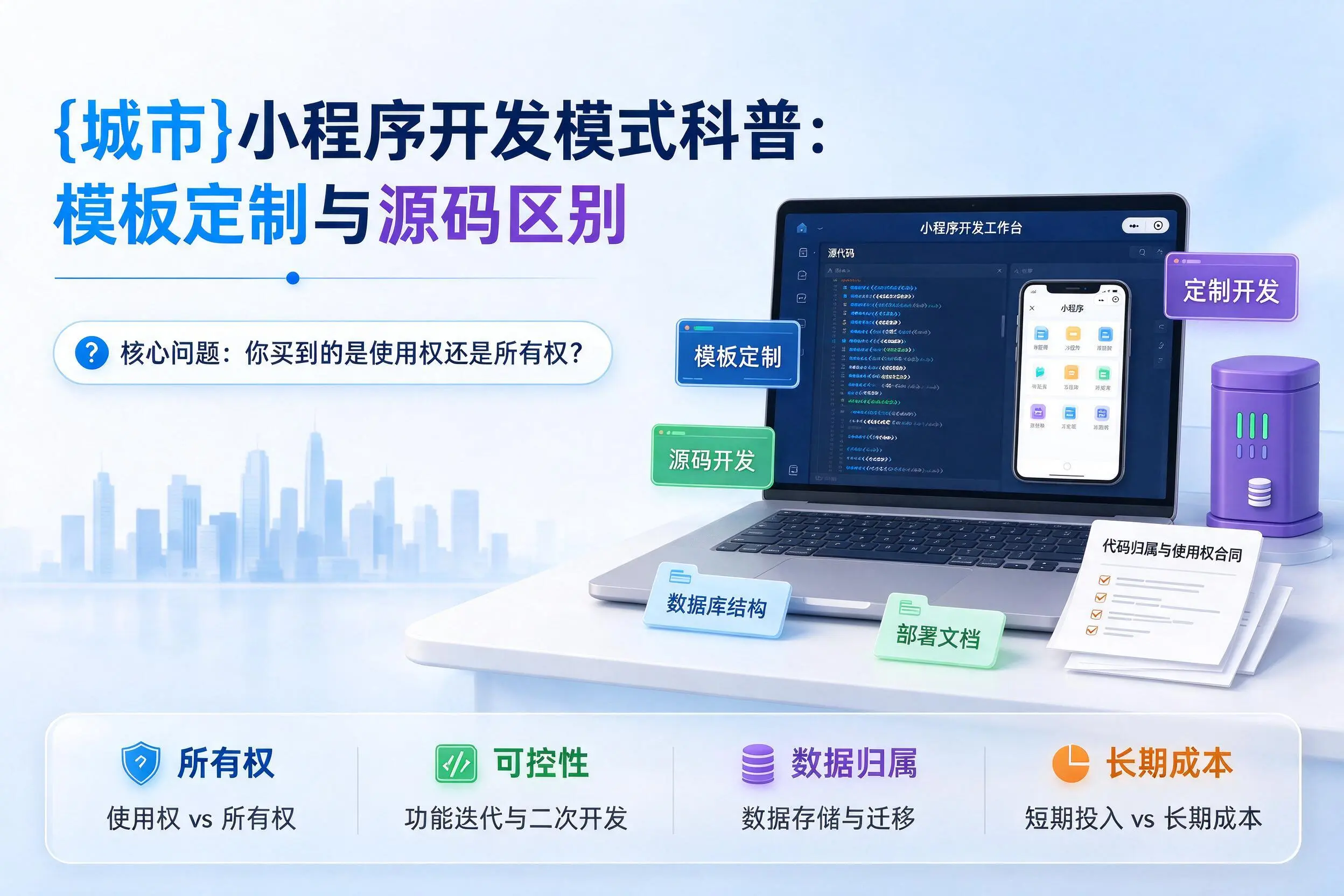 楚雄小程序开发模式科普：模板定制与源码区别