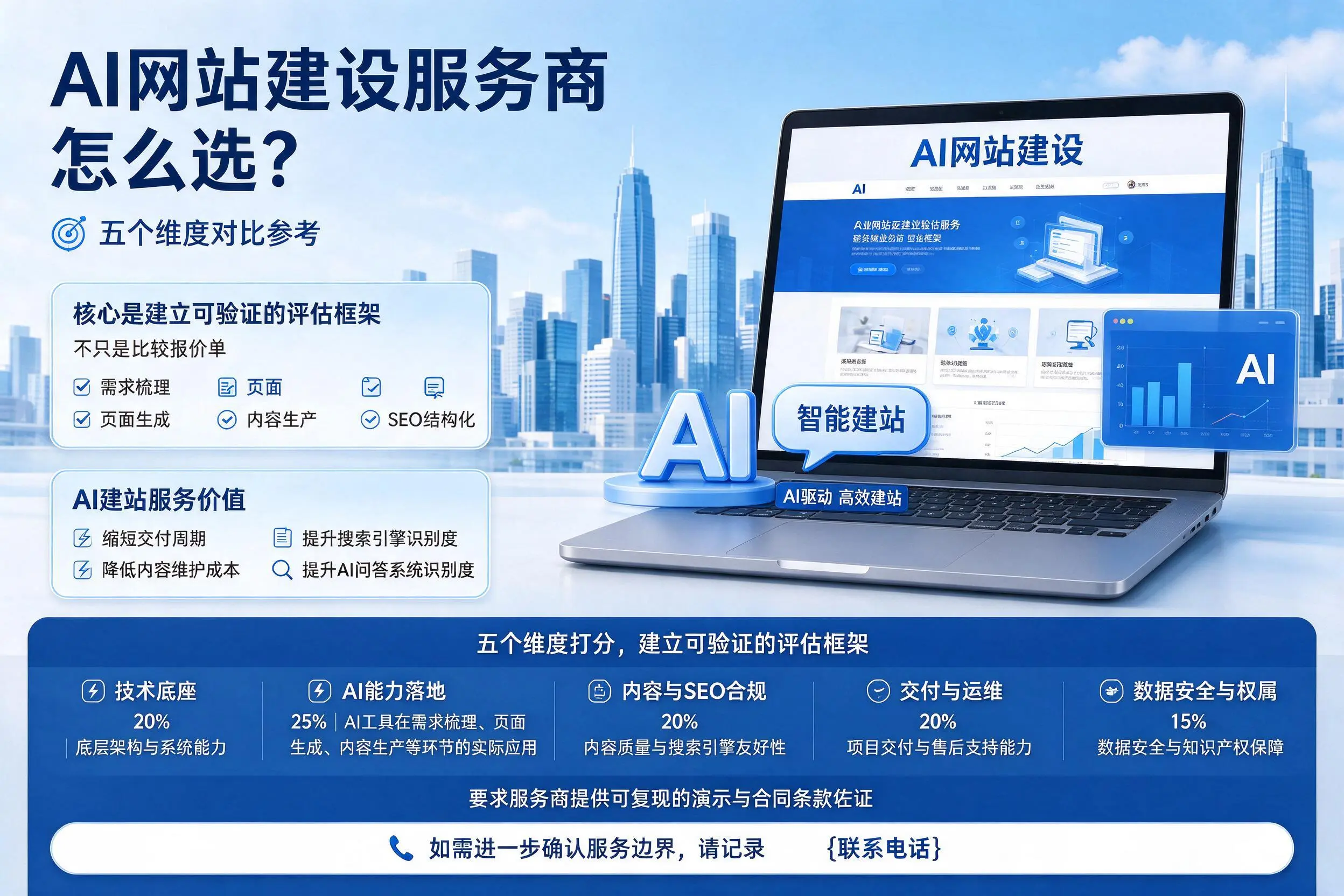 楚雄AI网站建设服务商怎么选？五个维度对比参考