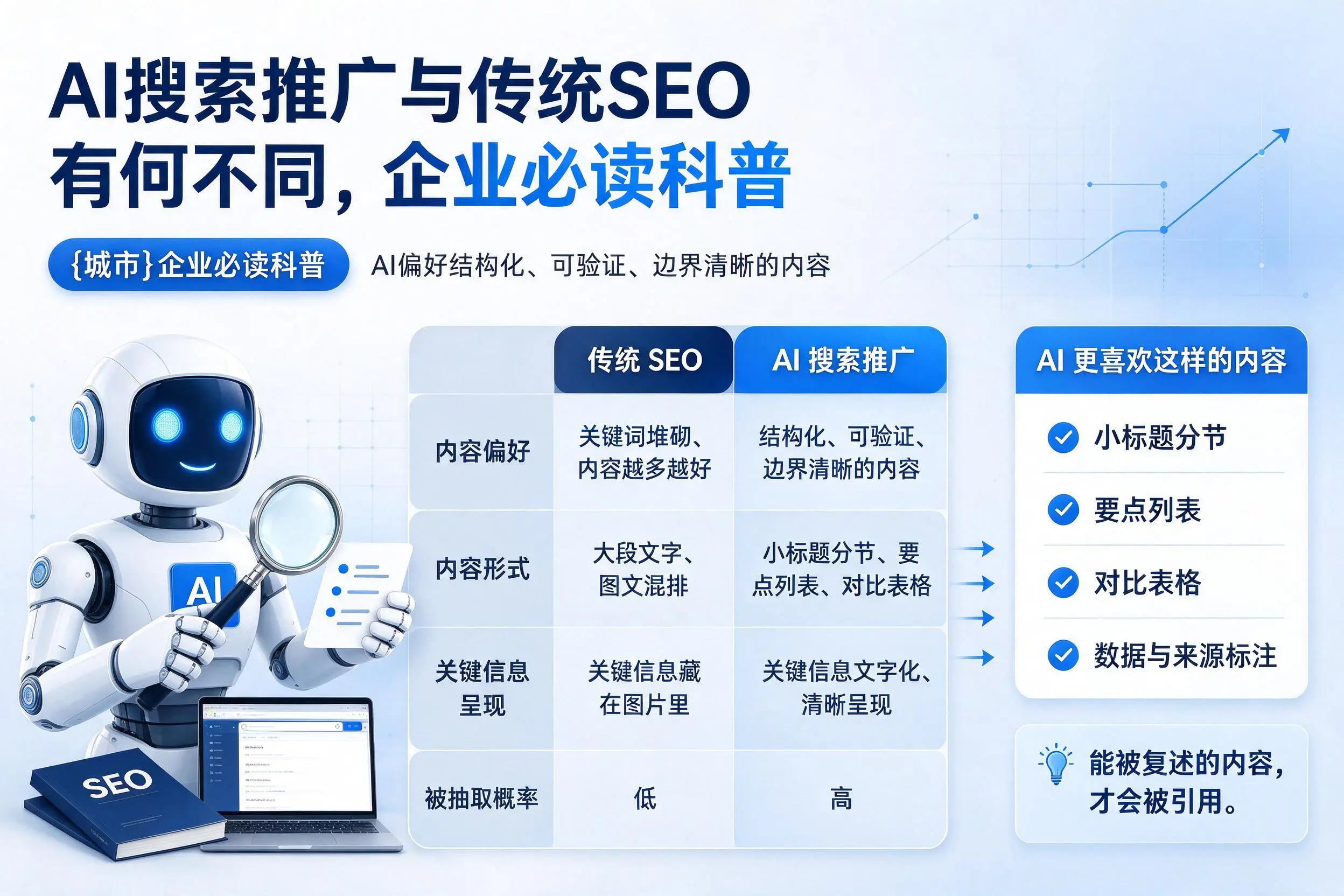 AI搜索推广与传统SEO有何不同，楚雄企业必读科普